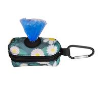 Adsfvs Supporti per sacchetti per cacca per guinzagli, dispenser per sacchetti per cacca per cani, Portarotoli per sacchetti per cacca di cane con stampa grafica, Trasportino per borsa per cacca per