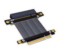 ADT-Link ADT-Link R11SL Ad Angolo A Sinistra di PCIe 3.0x1 per x1 cavo di Estensione Schermatura EMI 8G/bps ad alta velocità PCI Express 1x Carta Della Colonna Montante Extender (10CM)