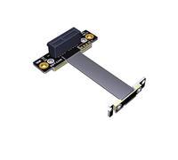 ADT-Link Dual 90 ° Angolo PCIe 3.0 x1 a x1 Cavo di prolunga R11SL-TL 8G / BPS PCI Express ad Alta velocità 1x prolunga del Nastro della Scheda di risonanza (15cm)
