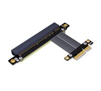 ADT-Link Estensione PCI-E x16 x4 Riser 16x 4x PCIe3.0 GTX1080Ti Grafica SSD RAID Card Extender Cavo di Conversione Ad Angolo 1U PCI- espresso (15CM)