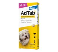 Adtab Per Cani Da 2,5 A 5,5kg 3 Compresse Masticabili 112mg