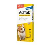 Adtab Per Cani Da 5,5 A 11kg 3 Compresse Masticabili 225mg