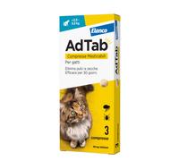 Adtab Per Gatti Da 2 A 8kg 3 Compresse Masticabili 48mg