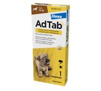 Elanco Animal Health Antiparassitario per cani Adtab 56 mg – 3 compresse masticabili (1,3–5,5 kg)