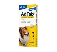 Adtab Per Cani Da 22 A 45kg 3 Compresse Masticabili 900mg