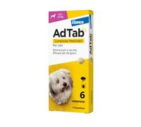 Adtab 6 compresse masticabili per cane 2,5 - 5,5kg