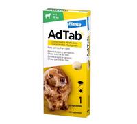 ADTAB Antiparassitario Cane 1-45 kg Pulci Zecche masticabili 1 o 3 Compresse