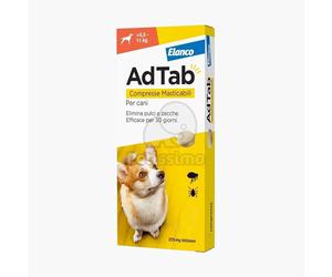 AdTab™ antiparassitario - compressa masticabile per cani 1 cpr. / 5,5-11 kg