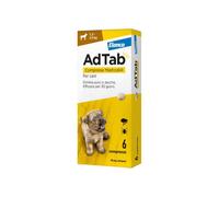 ADTAB CANI 1,3-2,5 Kg - Antiparassitario in compresse masticabili per cani molto piccoli - 6 cpr