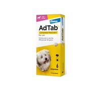 ADTAB CANI 2,5/5,5 Kg - Antiparassitario in compresse masticabili per cani di taglia piccola - 6 cpr