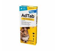 ADTAB Compressa masticabile pulci zecche gatti 0,5-8 kg scatola 1 compressa