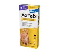 ADTAB Compressa masticabile pulci zecche gatti 0,5-8 kg scatola 1 compressa