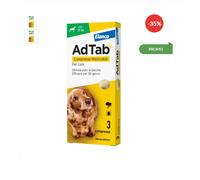 ADTAB COMPRESSE MASTICABILI 3 COMPRESSE ELIMINA PULCI E ZECCHE EFFICACE PER 30G