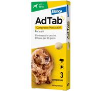 AdTab Compresse Masticabili Cane 11-22kg 450 MG 3 COMPRESSE