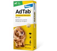 AdTab Compresse Masticabili Cane 11-22kg 450 MG 6 COMPRESSE
