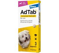 AdTab Compresse Masticabili Cane 2,5-5,5kg 112 MG 3 COMPRESSE