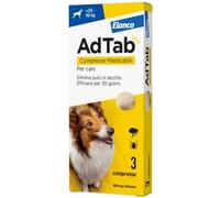 AdTab Compresse Masticabili Cane 22-45kg 900 MG 3 COMPRESSE