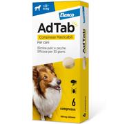 AdTab Compresse Masticabili Cane 22-45kg 900 MG 6 COMPRESSE