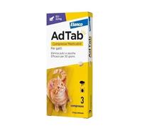 AdTab Elanco Compresse masticabili Antiparassitario orale per gatti : gatti fino a 2 Kg