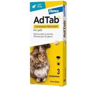 AdTab Compresse Masticabili per gatti da 2,0-8,0 Kg 3 compresse