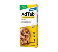 AdTab Elanco Compresse masticabili Antiparassitario orale per cani: cani >11 - 22 Kg