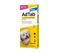 Adtab Per Cani Da 2,5 A 5,5kg 3 Compresse Masticabili 112mg