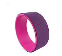 ADTUIUG Anello da Yoga, Ruota a rulli Fitness in TPE for l'allenamento della Schiena e l'anello Modellante Magico for la Vita Dimagrante(Purple)