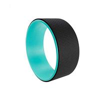 ADTUIUG Anello da Yoga, Ruota a rulli Fitness in TPE for l'allenamento della Schiena e l'anello Modellante Magico for la Vita Dimagrante(Black)