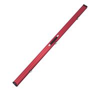 ADTUIUG Borsa per Stecche da Biliardo, Custodia for Stecca da Biliardo, Rigida Unisex for Taglio a 3/4, Scatola con Chiusura in Lega di Alluminio(Red)