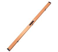 ADTUIUG Borsa per Stecche da Biliardo, Custodia for Stecca da Biliardo, Rigida Unisex for Taglio a 3/4, Scatola con Chiusura in Lega di Alluminio(Gold)