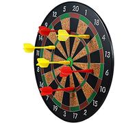 ADTUIUG Disco da Freccette, Bersaglio Magnetico da 11,8 Pollici Senza Punti Metallici con 6 Freccette di Sicurezza, for Ufficio e Tempo in Famiglia