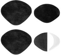 ADTUIUG Riparazione dei tacchi, Toppa autoadesiva for il foro del tallone da 2 paia(Black)