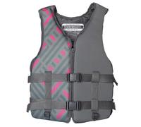 Adult Adjustable Float Jacket Zipper Kayaking Sailing Fishing Paddle Water Sports Swimming Boating Surfing Canoeing Rafting Outdoor Safety Gear High Buoyancy Neoprene Flotation Aid(GRIGIO,M)
