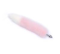 Adult Anal Sex Products Butt Plug Anal Anal Toys For Woman Stainless Steel Sex Shop Exotic Accessories Butt Plug Tail Fox Gay(Pink and white)