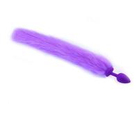 Adult Anal Sex Products Butt Plug Anal Anal Toys For Woman Stainless Steel Sex Shop Exotic Accessories Butt Plug Tail Fox Gay(Siicone purple)