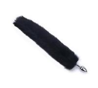 Adult Anal Sex Products Butt Plug Anal Anal Toys For Woman Stainless Steel Sex Shop Exotic Accessories Butt Plug Tail Fox Gay(Stainless black)