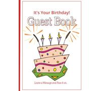 Adult Birthday Guest Book for 50th or 60th or 70th Birthday Notes and Messages: Filled with Retro, Victorian and Vintage Borders, Graphics and Frames on every page. (white cover)