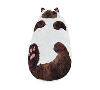 Adult Cat Shaped sleepingBag - Plush Warm Indoor Sleep Sack With Pillow | 175x80cm Soft Washable Envelope sleepingBag, Animal Design For Living Room Bedroom Dorm Travel Home Relaxation Winters