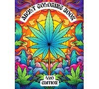 Adult Coloring Book: 420 Edition