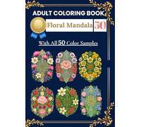 ADULT Coloring BOOK:50 Floral Mandala