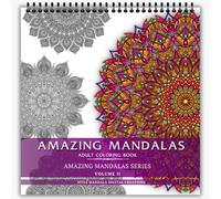 Adult Coloring Book - Amazing Mandalas Series - Volume II