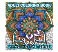 Adult Coloring Book: Over 50 Amazing Mandala Designed Patterns for Adults, Perfect for Mindfulness & Relaxation