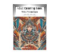Adult Coloring Book Tribal Tattoo Style