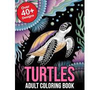 Adult Coloring Book Turtles
