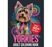 Adult Coloring Book Yorkies
