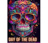 Adult Coloring Books Day of the Dead (Copertina rigida)