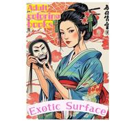 【Adult coloring books】 Exotic surface: Japanese style special feature: Illustrations themed on "Noh" suface