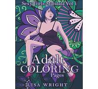 Adult Coloring Pages Sexy Girls Mandala Vol 1