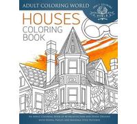 Adult Coloring World Houses Coloring Book (Tascabile)