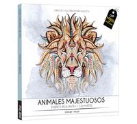 Adult Colouring Books Majestic Animals